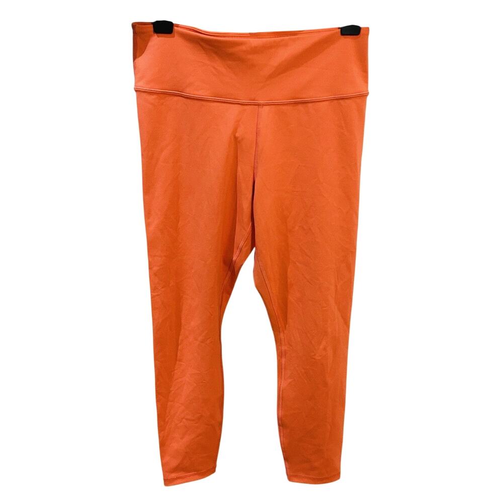 Athleta Elation 7/8 Orange Tights size M